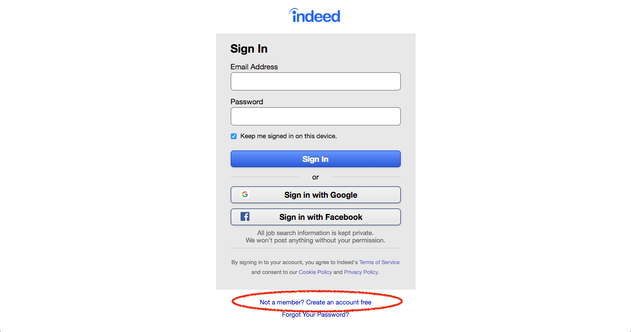Add Business to Indeed 2 TribeLocal