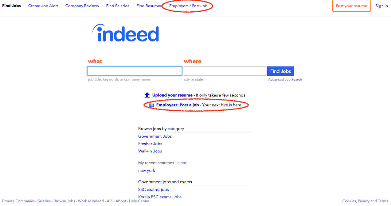 Add Business to Indeed 5 TribeLocal