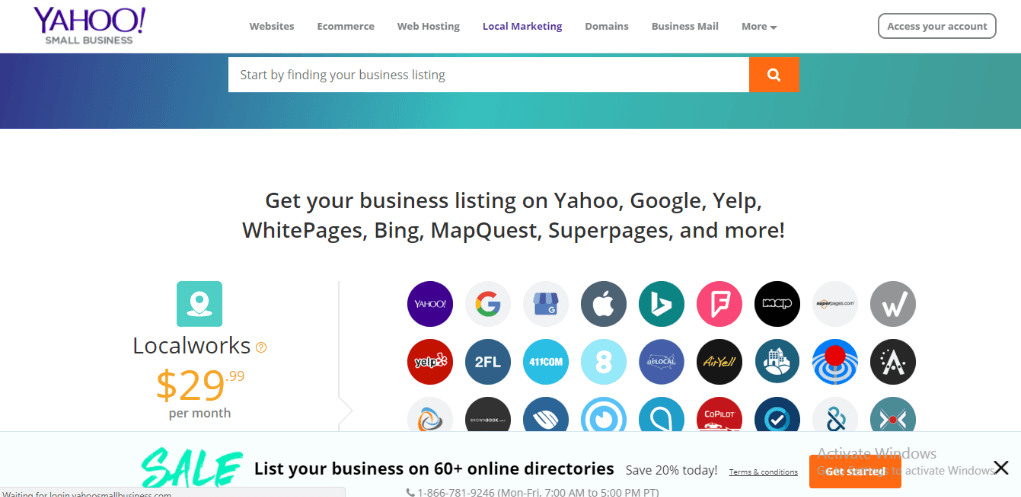 Add Business to Yahoo Local 1 TribeLocal
