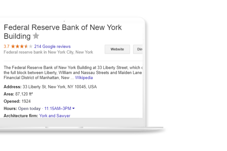 local SEO for banks reviews