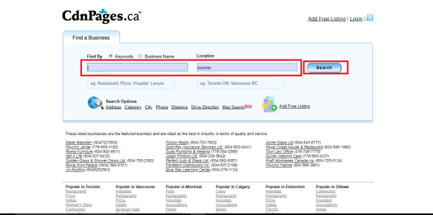 Add Business to Cdnpages Step2