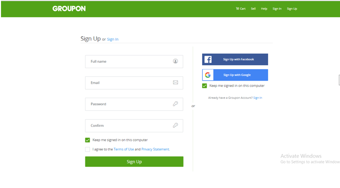 Add Business to Groupon customer Step2