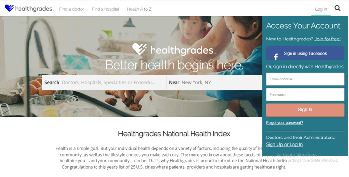 Add Business to Healthgrades Step2