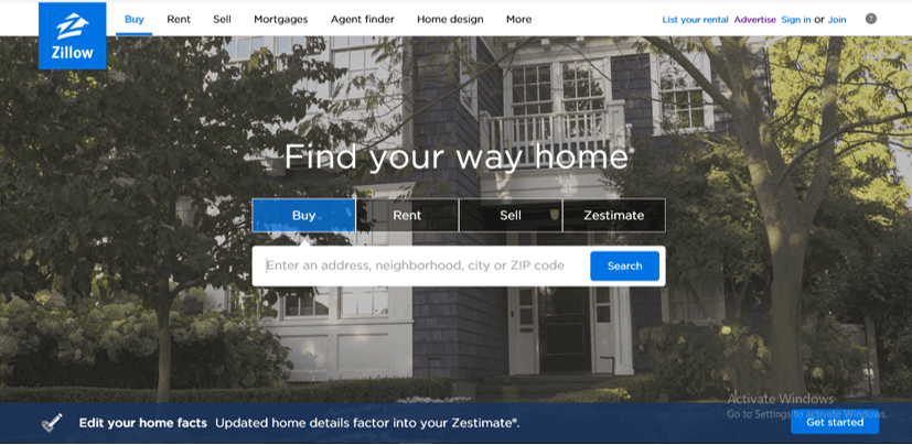 Add Business to Zillow Step1