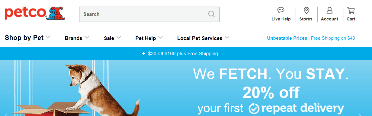 Add Business to petco Step1